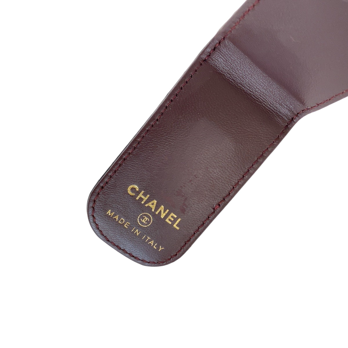CHANEL シャネル マトラッセ ココマーク ブラック 黒 ゴールド金具 ラムスキン マネークリップ  レディース