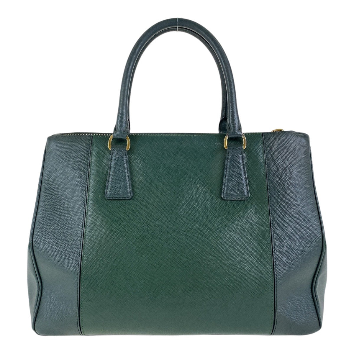 12817
 
PRADA Prada Saffiano Triangle Logo Plate Green Gold Hardware Leather Tote Bag Handbag Shoulder Bag 2way Women's