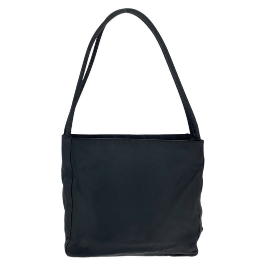 13010
PRADA プラダ テスート 三角ロゴプレート ブラック 黒 ナイロン トートバッグ ショルダーバッグ  レディース