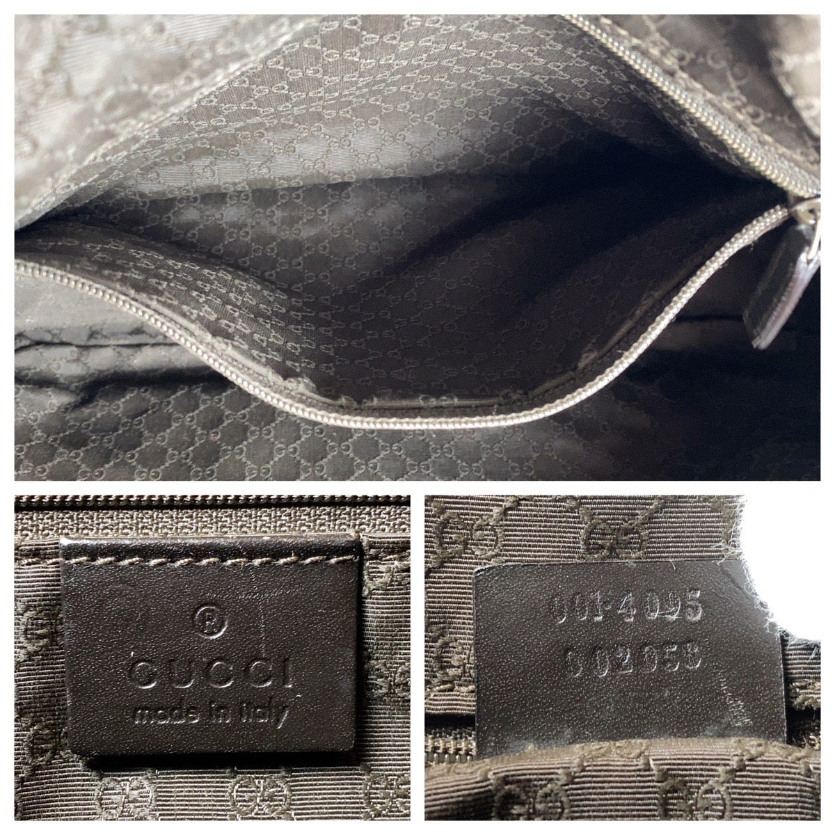 13011
GUCCI グッチ シェリーライン バンブー ベージュ ゴールド金具 キャンバス / レザー 1.4095 ホーボー ショルダーバッグ ハンドバッグ  レディース