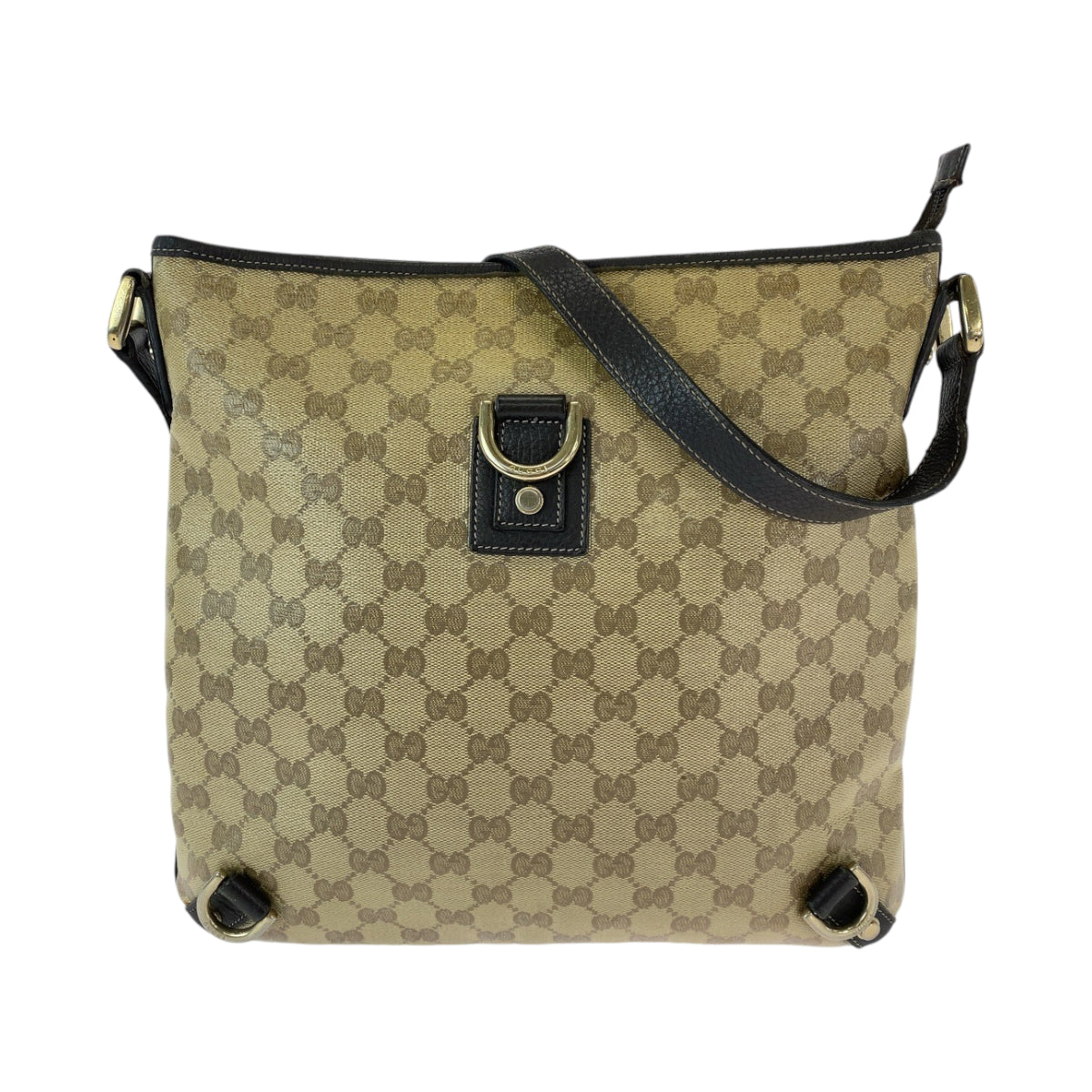 13012
GUCCI グッチ GGクリスタル ベージュ ブラウン ゴールド金具 GGスプリームキャンバス 268642 ショルダーバッグ 斜め掛け メッセンジャーバッグ  レディース