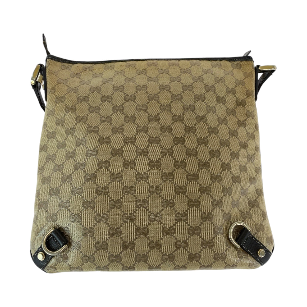 13012
GUCCI グッチ GGクリスタル ベージュ ブラウン ゴールド金具 GGスプリームキャンバス 268642 ショルダーバッグ 斜め掛け メッセンジャーバッグ  レディース