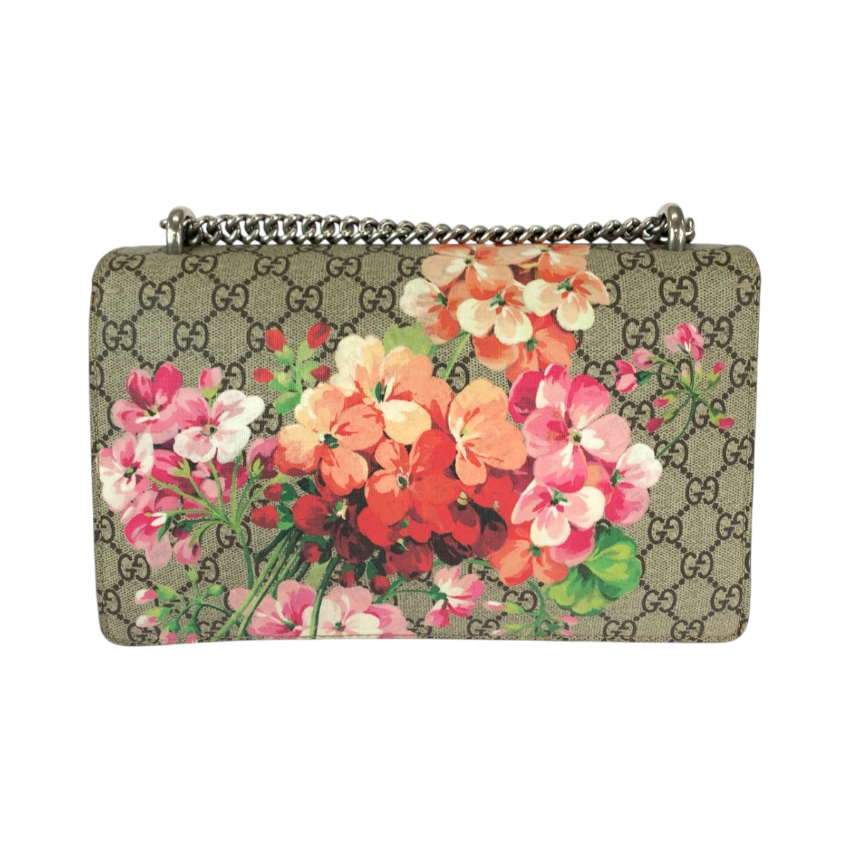 111917
GUCCI グッチ ディオニュソス ベージュ ピンク シルバー金具 GGスプリームキャンバス 400249 チェーンショルダーバッグ 肩掛け  レディース