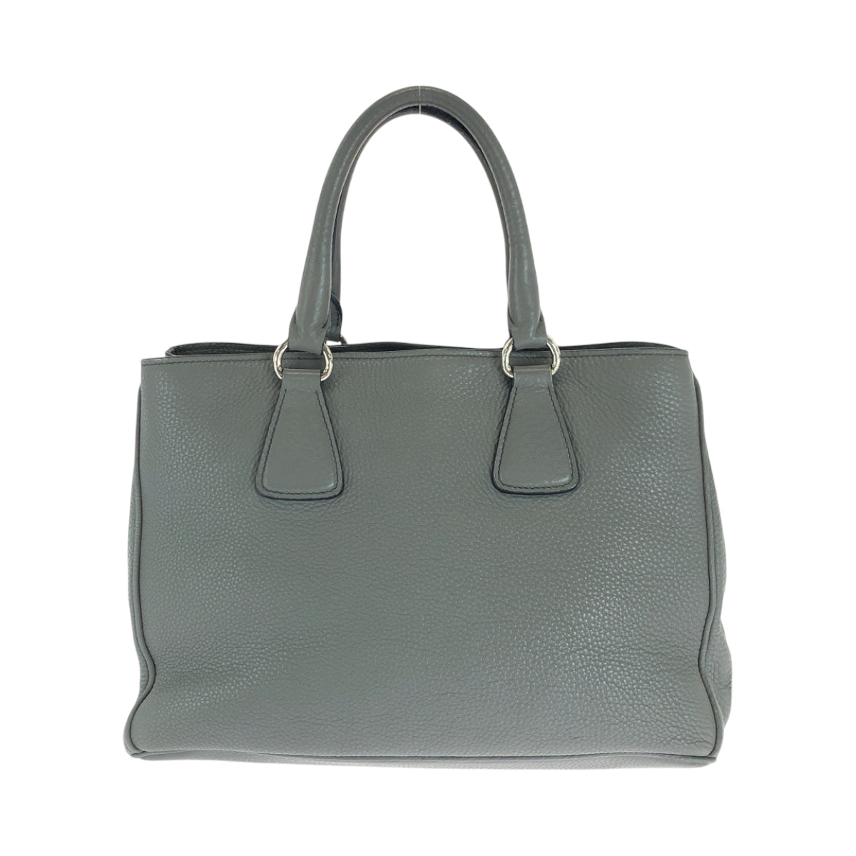 14033
PRADA プラダ ヴィッテロダイノ ロゴ グレー シルバー金具 レザー BN2579 ショルダーバッグ トートバッグ ハンドバッグ 2way レディース ABP62