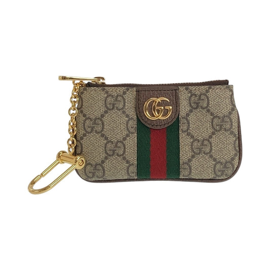 13019
GUCCI グッチ オフィディア シェリーライン ブラウン グレー ゴールド金具 GGスプリームキャンバス / レザー 671722 コインケース キーケース 男女兼用  メンズ