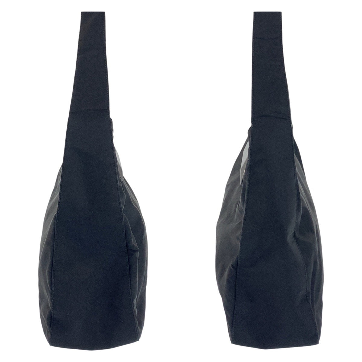 PRADA Prada Tessuto Hobo Black Nylon Shoulder Bag for Women