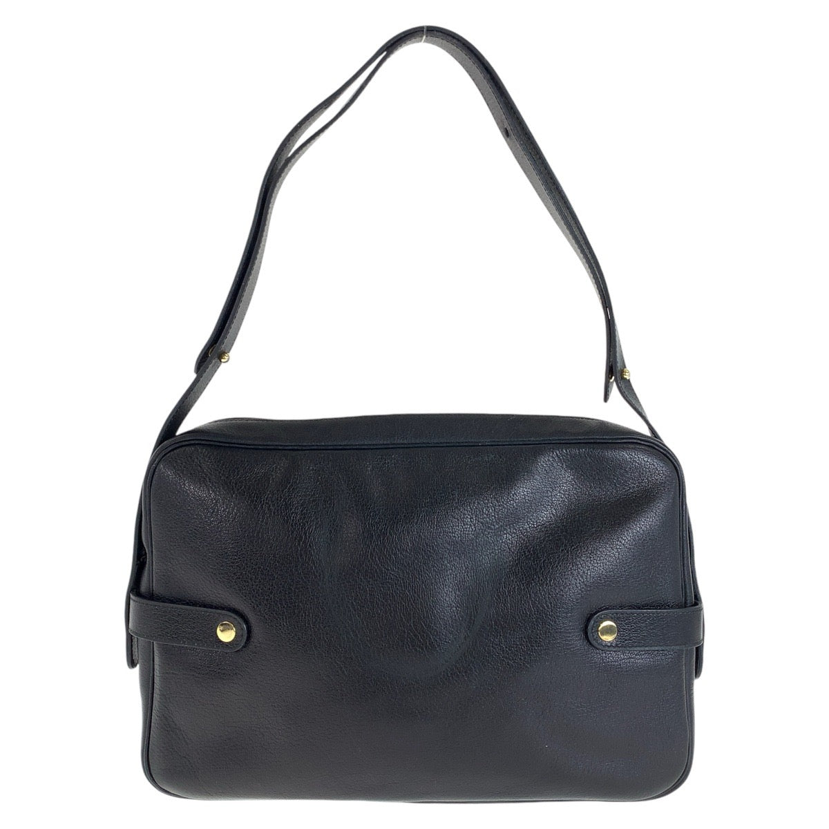 13021
Dior ディオール ブラック 黒 ゴールド金具 レザー ショルダーバッグ  レディース