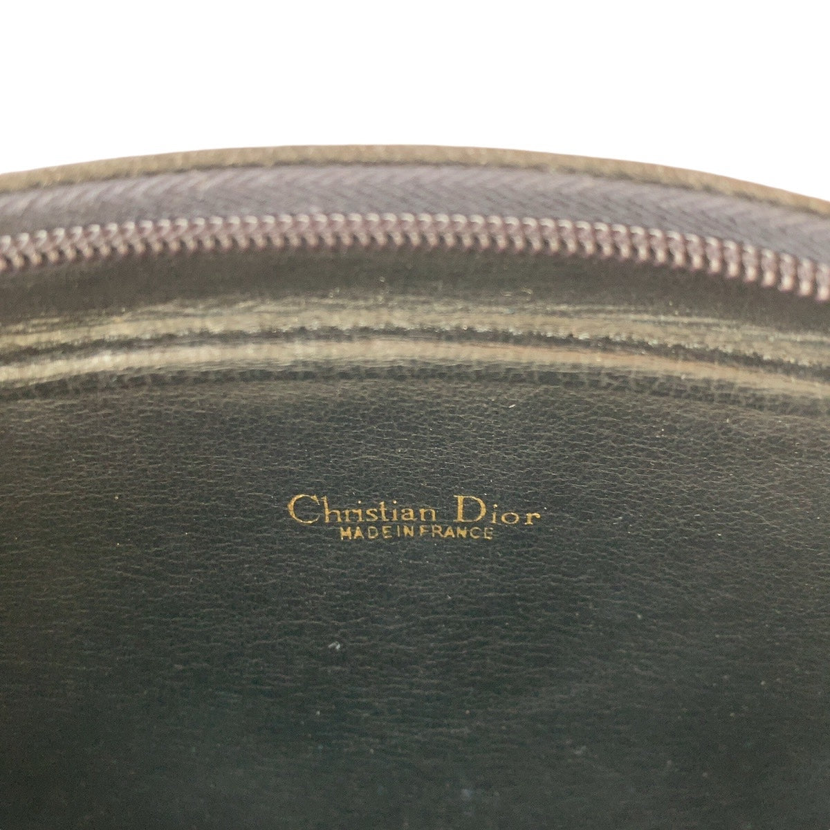 13021
Dior ディオール ブラック 黒 ゴールド金具 レザー ショルダーバッグ  レディース