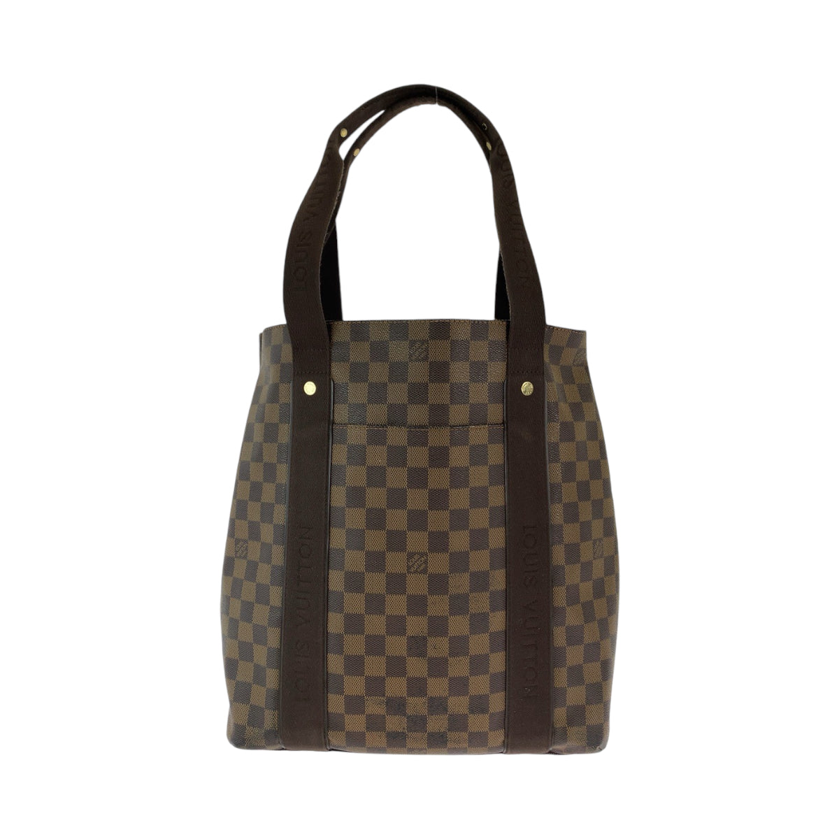 13027
LOUIS VUITTON ルイヴィトン ダミエ エベヌ カバ ボブール ブラウン ゴールド金具 PVC N52006 トートバッグ ビジネスバッグ ショルダーバッグ  メンズ