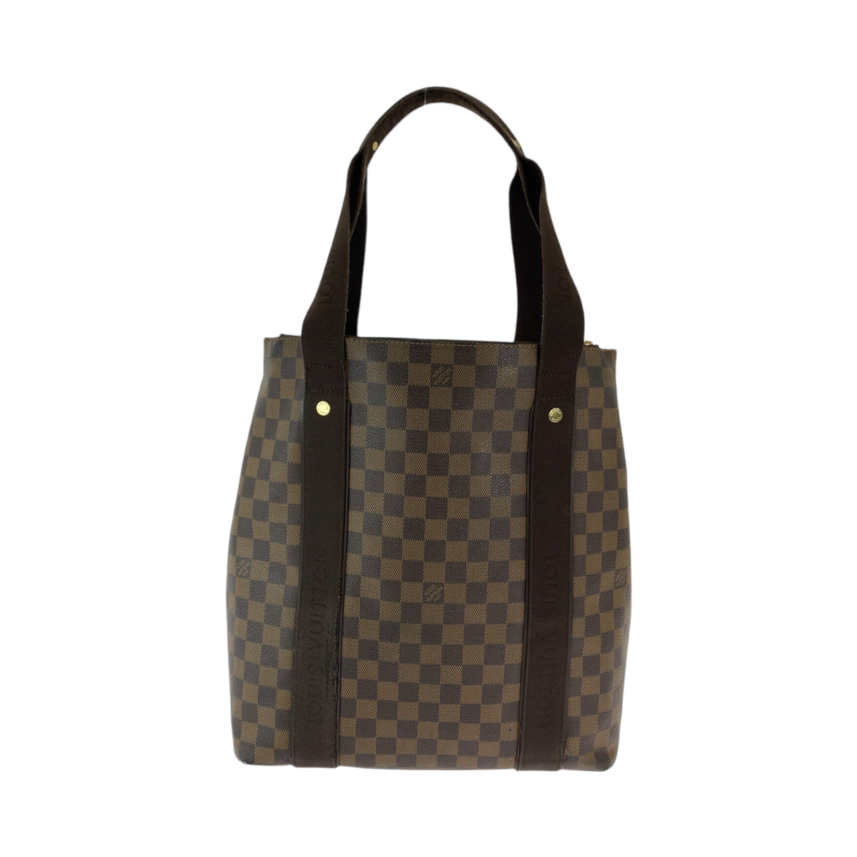 13027
LOUIS VUITTON ルイヴィトン ダミエ エベヌ カバ ボブール ブラウン ゴールド金具 PVC N52006 トートバッグ ビジネスバッグ ショルダーバッグ  メンズ