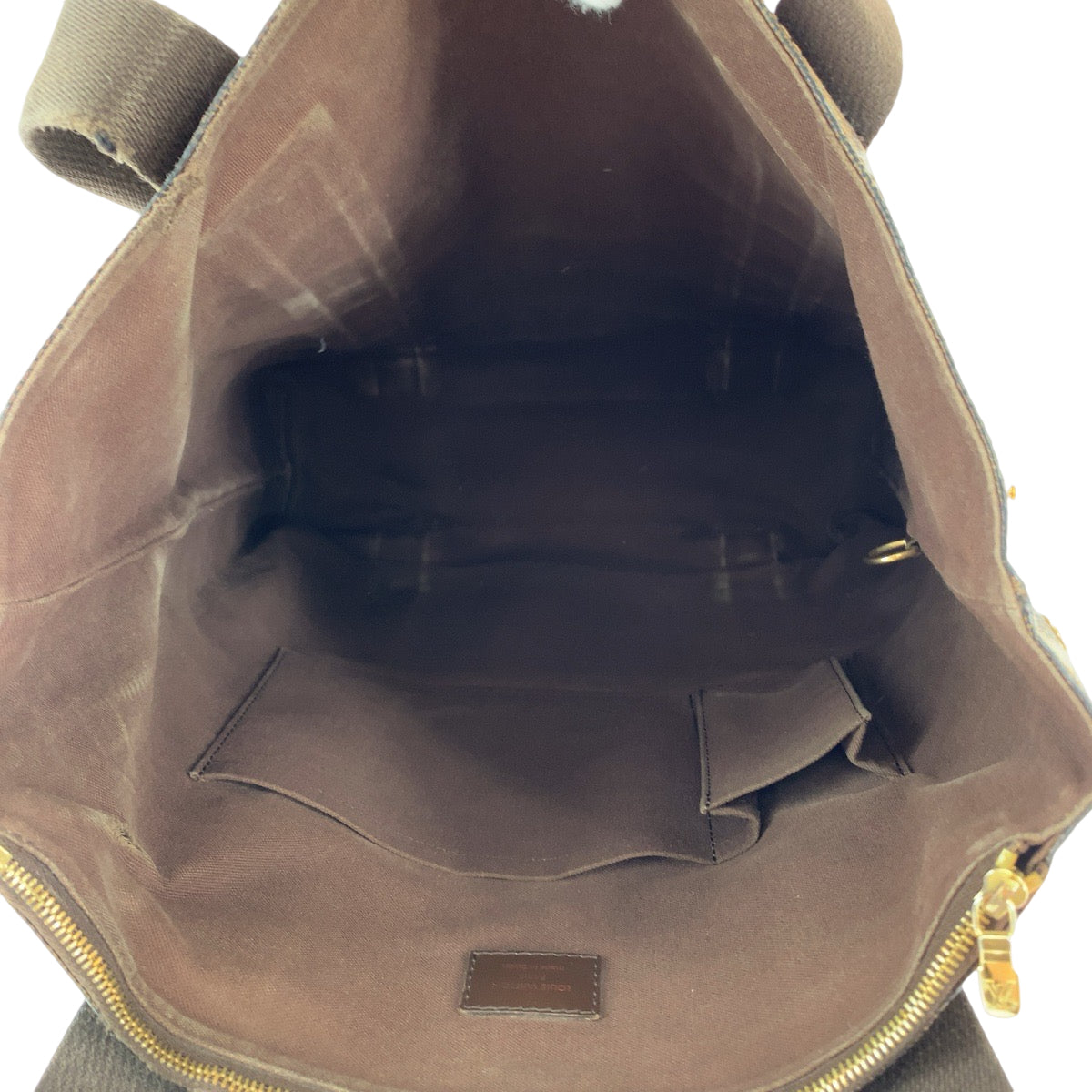 13027
LOUIS VUITTON ルイヴィトン ダミエ エベヌ カバ ボブール ブラウン ゴールド金具 PVC N52006 トートバッグ ビジネスバッグ ショルダーバッグ  メンズ