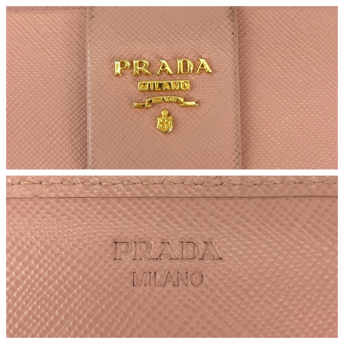 111908
PRADA プラダ サフィアーノ リボン ピンク ゴールド金具 レザー 長財布 ロングウォレット  レディース