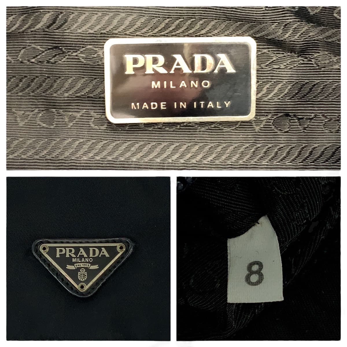 11902
PRADA プラダ テスート 三角ロゴプレート ブラック 黒 シルバー金具 ナイロン BT8994 ショルダーバッグ メッセンジャーバッグ  レディース