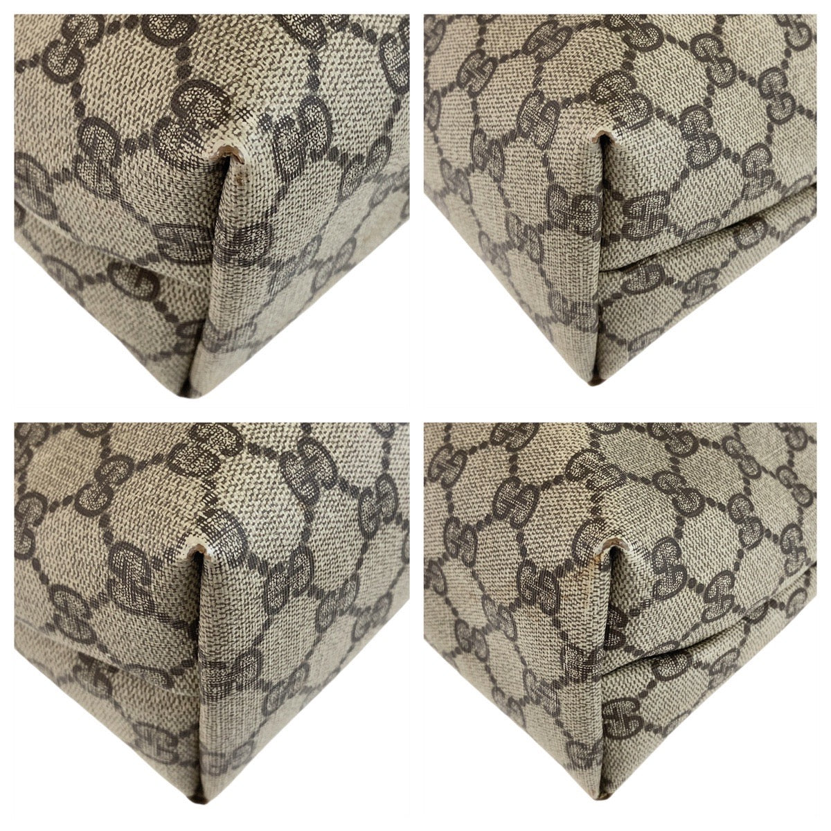 111901
GUCCI グッチ ヴィンテージ オールドグッチ シェリーライン ベージュ ブラウン GGスプリームキャンバス / レザー 39 02 003 トートバッグ ショルダーバッグ  レディース