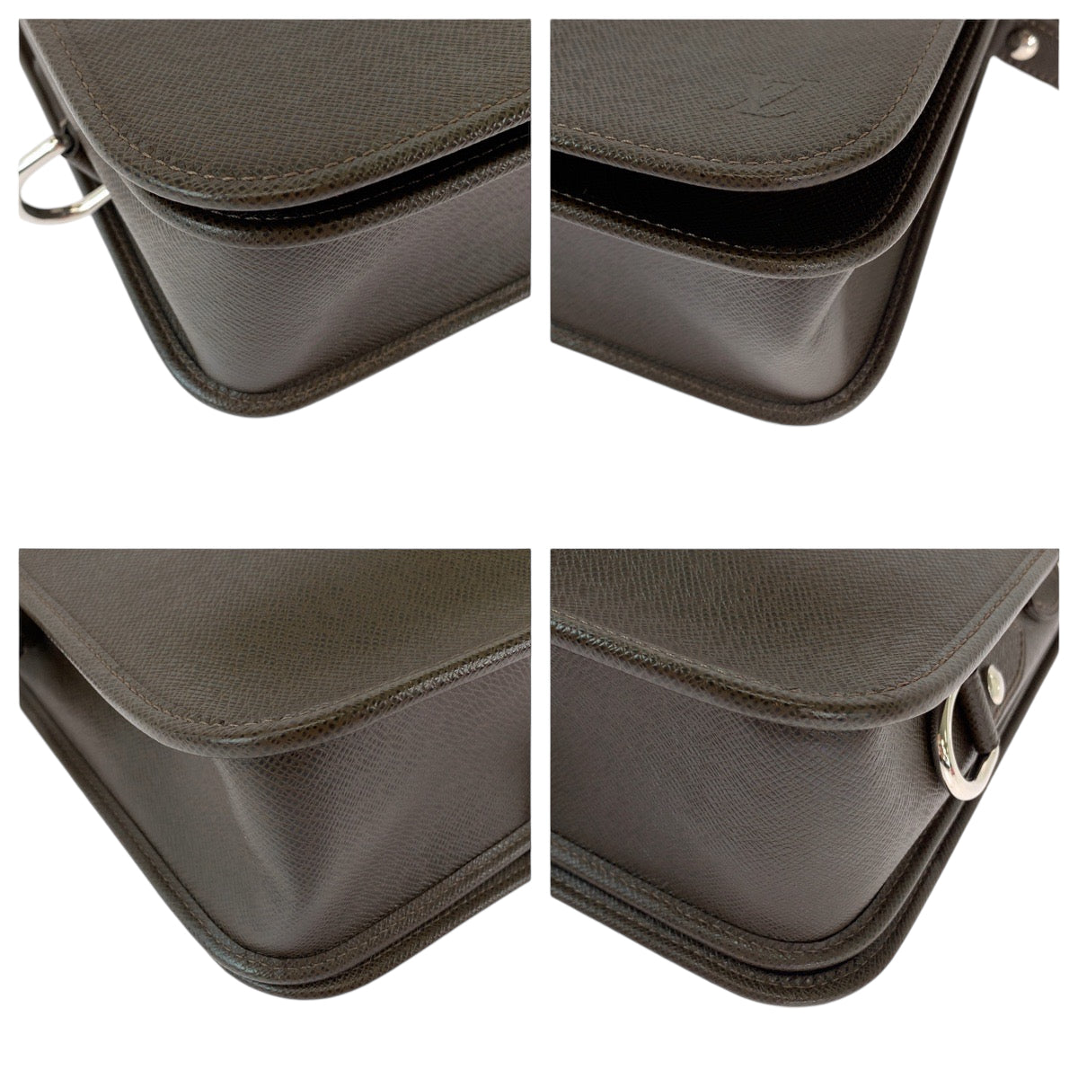 13037
LOUIS VUITTON ルイヴィトン タイガ アンドレ グリズリ ブラウン シルバー金具 タイガ M32488 ショルダーバッグ メッセンジャーバッグ  メンズ ABP55
