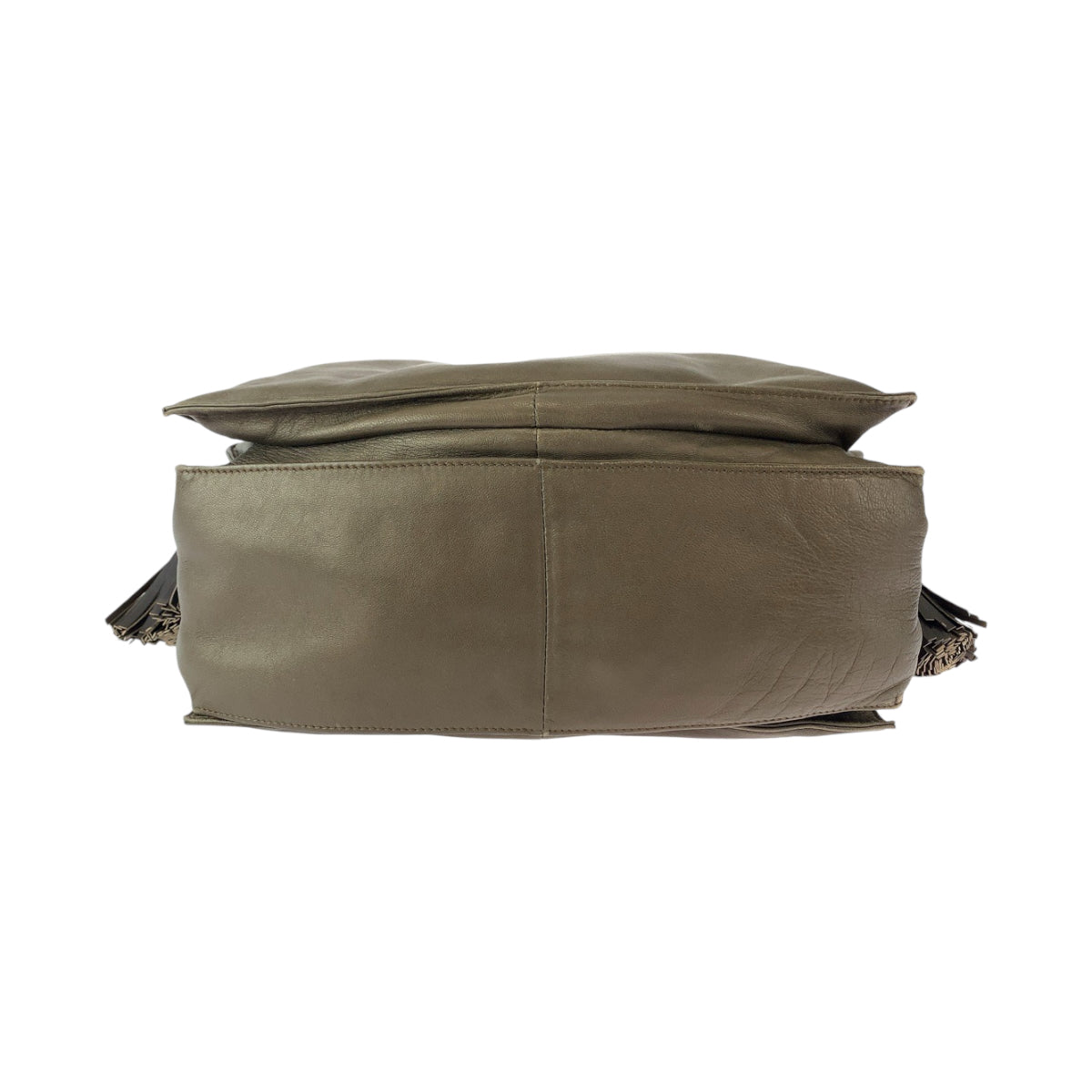 17968
LOEWE ロエベ フラメンコ アナグラム ブラウン シルバー金具 レザー ショルダーバッグ 斜め掛け ポシェット  レディース ABP40