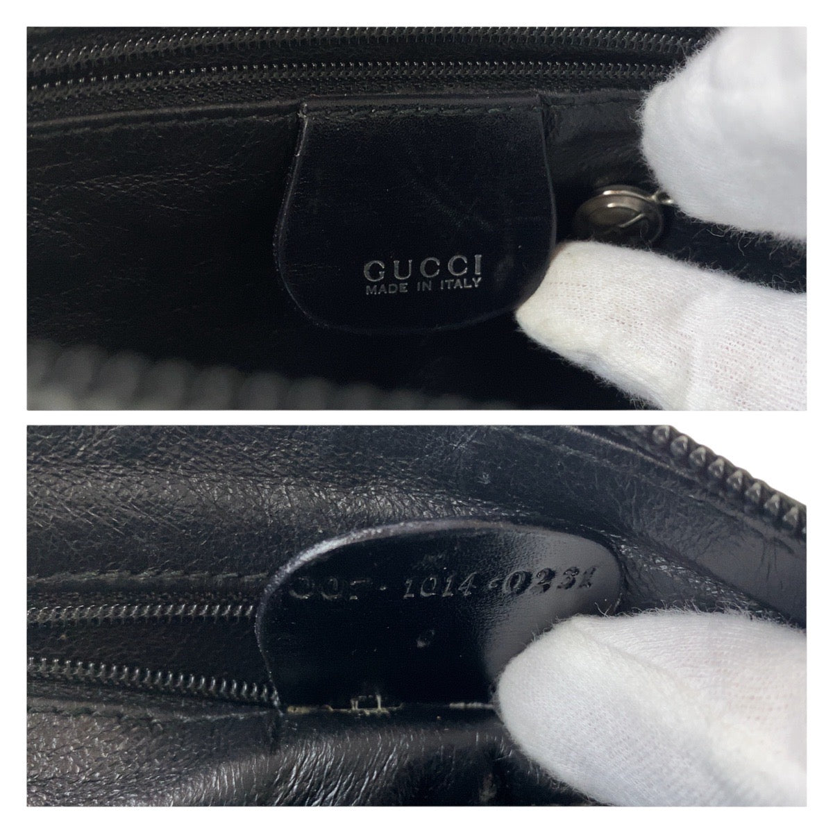 11894
GUCCI グッチ バンブー ブラック 黒 シルバー金具 エナメル 007 1014 0231 ミニハンドバッグ ショルダーバッグ 2way  レディース