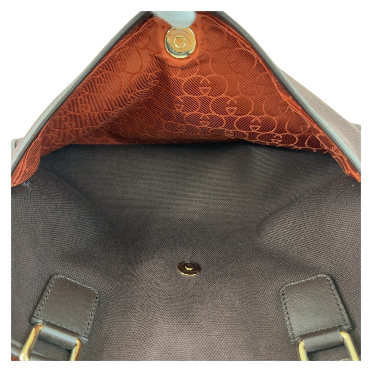 13039
GUCCI グッチ ブラウン ゴールド金具 キャンバス / レザー 264216 トートバッグ ハンドバッグ  レディース