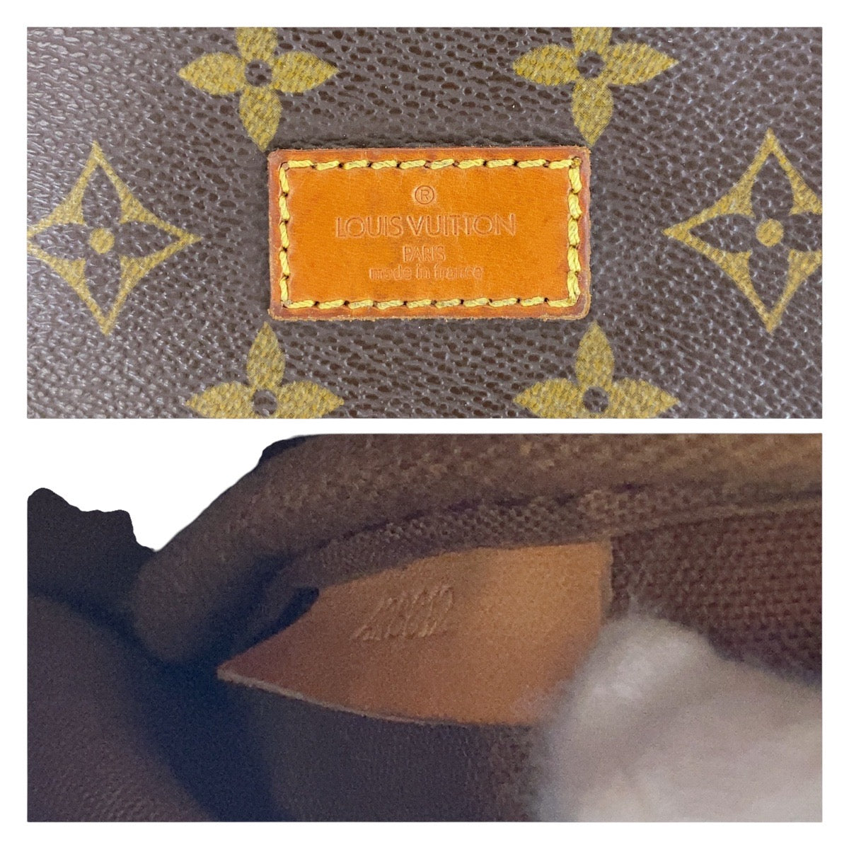 11880
LOUIS VUITTON ルイヴィトン モノグラム ソミュール 30 ブラウン ゴールド金具 PVC / レザー M42256 ショルダーバッグ メッセンジャーバッグ  レディース