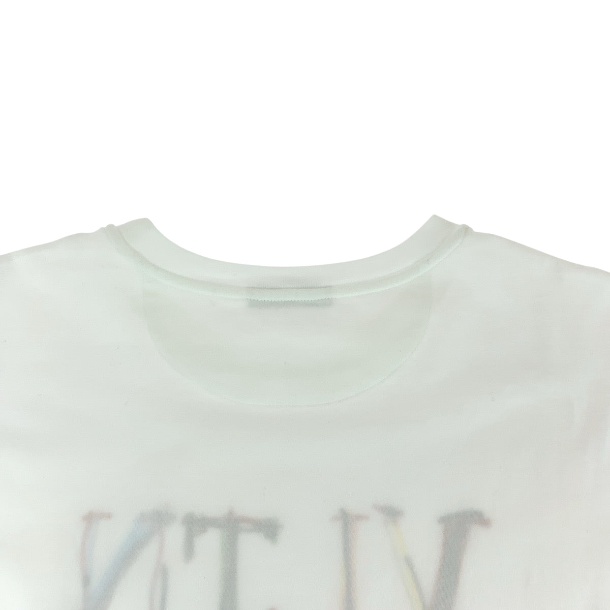 14040
VALENTINO ヴァレンティノ VLTN ロゴ サイズS ホワイト マルチカラー コットン VV3MG10V746 半袖Tシャツ カットソー  メンズ A24