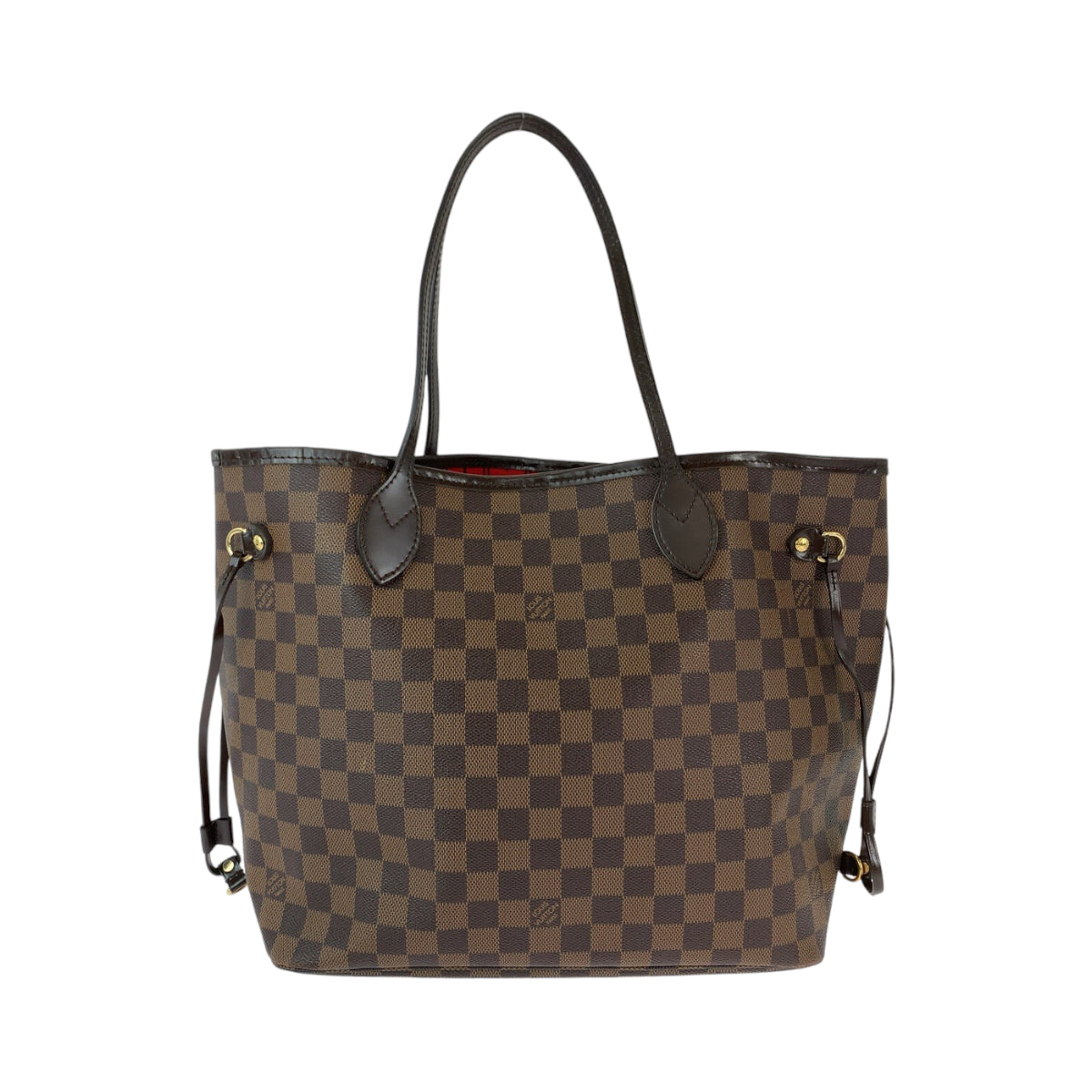 11869
LOUIS VUITTON ルイヴィトン ダミエ ネヴァーフルMM ブラウン ゴールド金具 PVC N51105 トートバッグ ショルダーバッグ  レディース