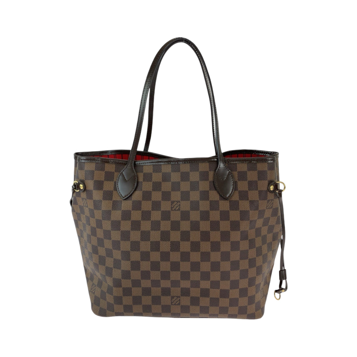 11869
LOUIS VUITTON ルイヴィトン ダミエ ネヴァーフルMM ブラウン ゴールド金具 PVC N51105 トートバッグ ショルダーバッグ  レディース