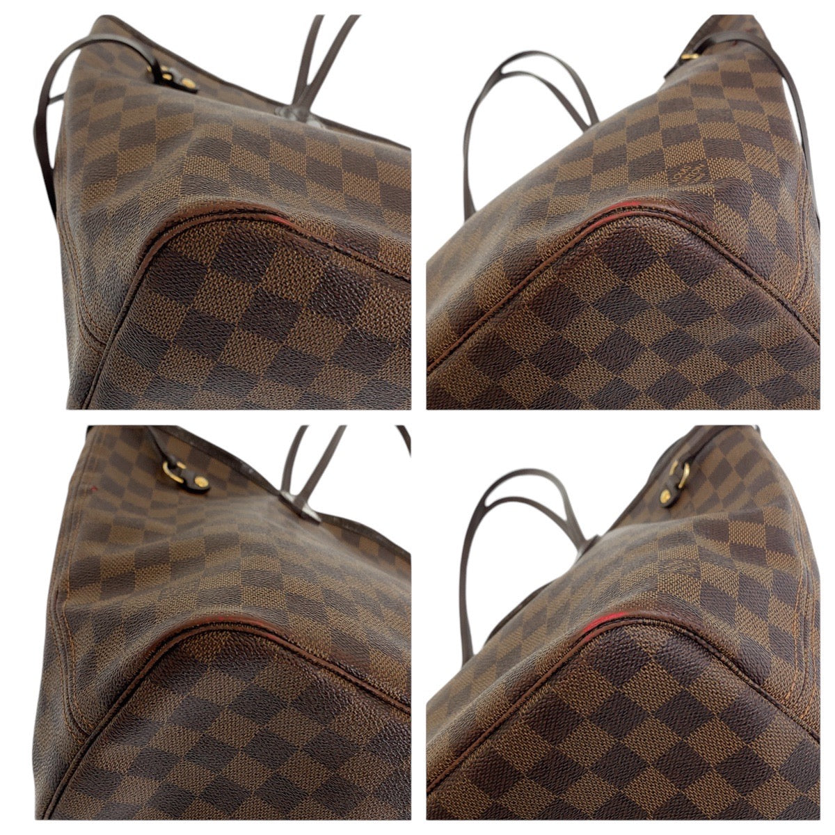13044
LOUIS VUITTON ルイヴィトン モノグラム ネヴァーフル MM ブラウン ゴールド金具 PVC M51105 トートバッグ ショルダーバッグ  レディース
