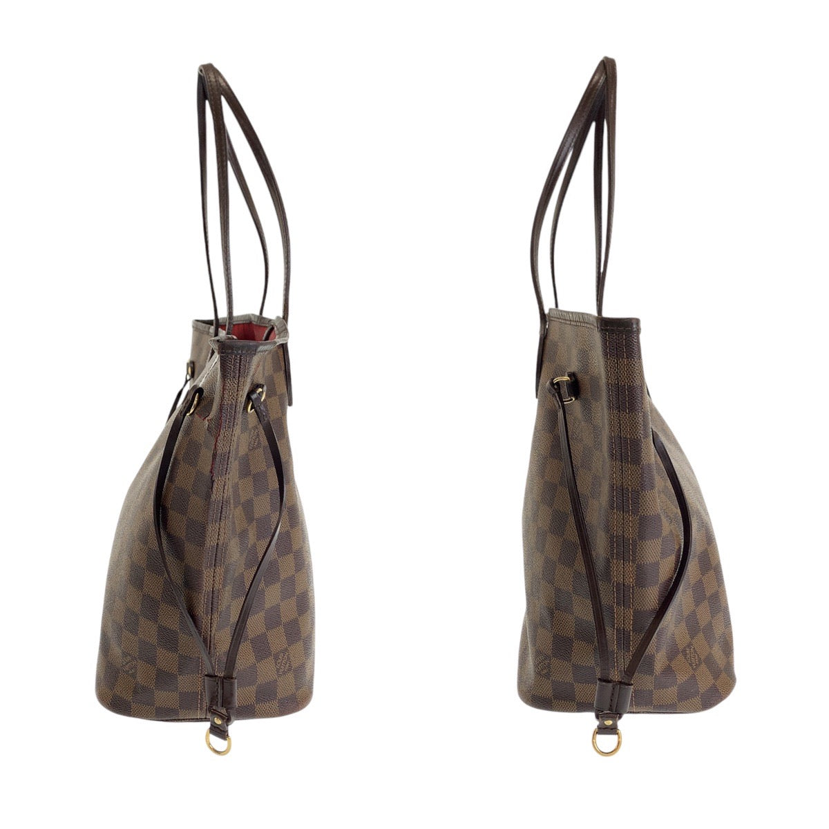 13044
LOUIS VUITTON ルイヴィトン モノグラム ネヴァーフル MM ブラウン ゴールド金具 PVC M51105 トートバッグ ショルダーバッグ  レディース