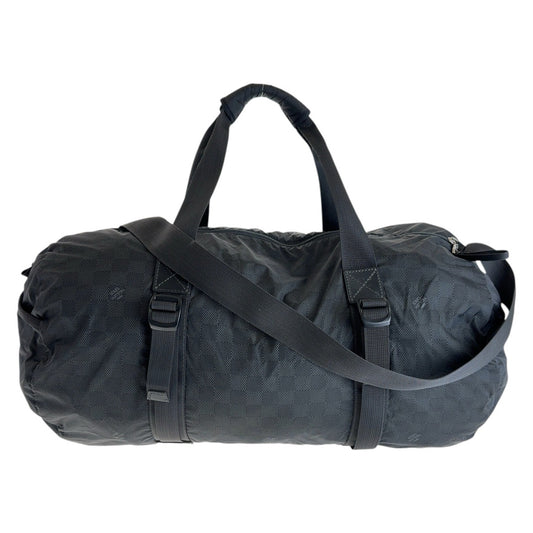 13045
LOUIS VUITTON ルイヴィトン ダミエ アヴァンチュール プラティカル ブラック シルバー金具 ナイロン M97058 ボストンバッグ  メンズ