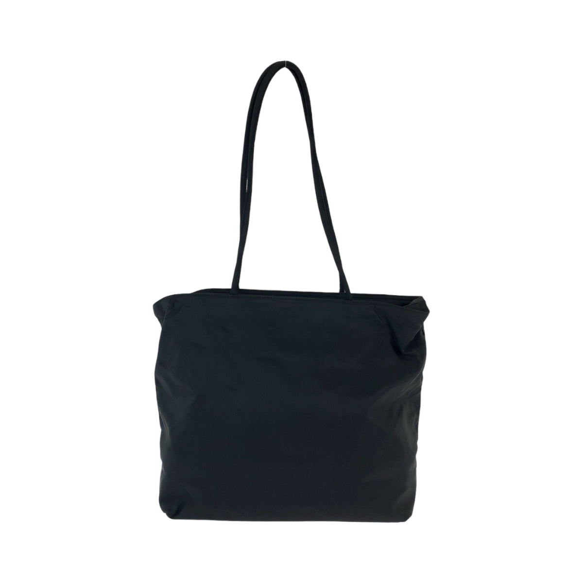 11867
PRADA プラダ テスート 三角ロゴプレート ブラック 黒 シルバー金具 ナイロン トートバッグ ショルダーバッグ  レディース