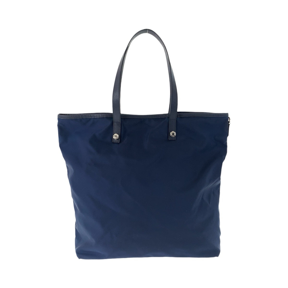 11865
PRADA プラダ テスート ロボット パッチワーク ビジュー 三角ロゴプレート ネイビー シルバー金具 ナイロン トートバッグ ショルダーバッグ  レディース
