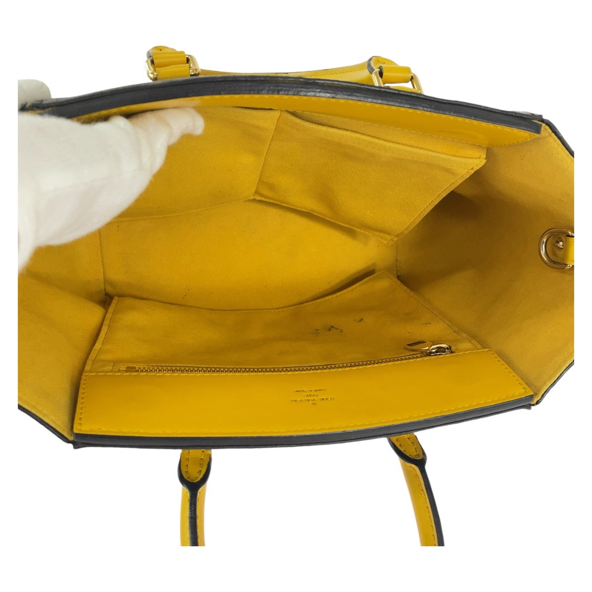 LOUIS VUITTON ルイヴィトン モノグラム フェニックスPM ブラウン イエロー ゴールド金具 PVC / レザー M41536 トートバッグ ハンドバッグ ショルダーバッグ 2way  レディース