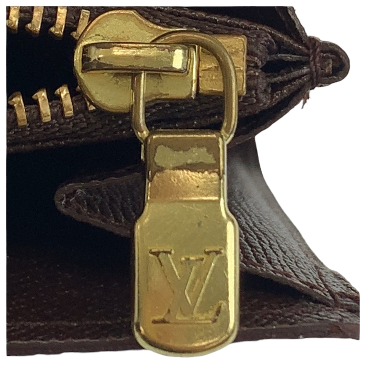 111862
LOUIS VUITTON ルイヴィトン ヴィンテージ ダミエ ポルトモネ クレディ ブラウン ゴールド金具 PVC N61725 長財布 ロングウォレット 男女兼用  レディース
