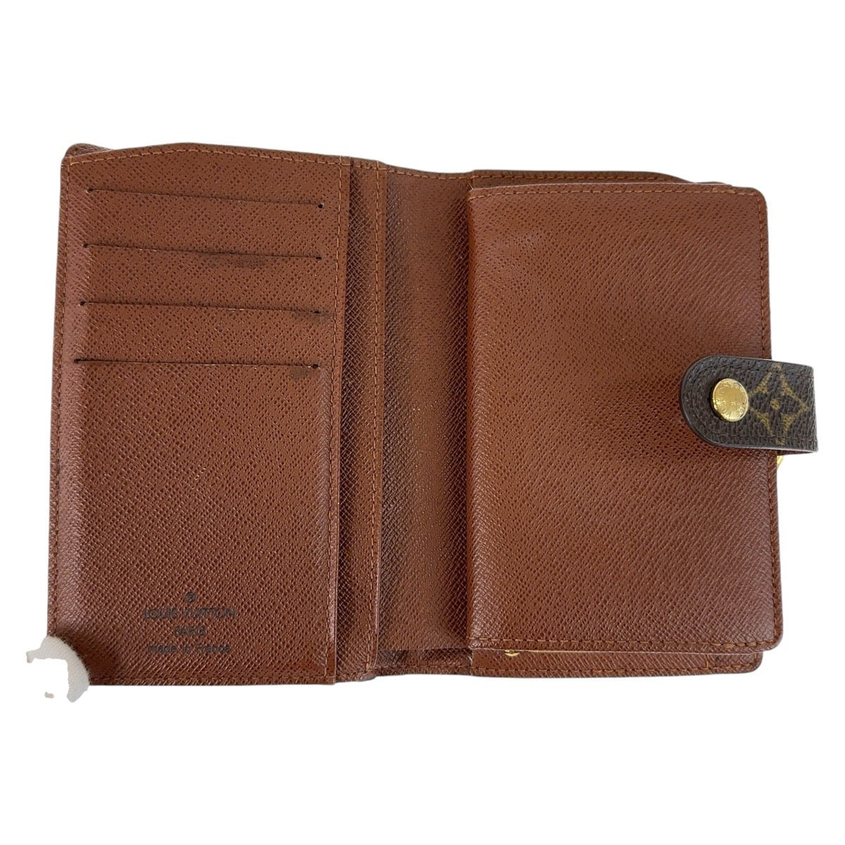 12807
LOUIS VUITTON ルイヴィトン モノグラム ポルトモネ ビエ ヴィエノワ ブラウン ゴールド金具 PVC M61663 折財布 コンパクトウォレット  レディース