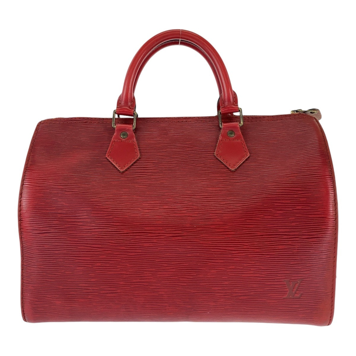 12796
LOUIS VUITTON ルイヴィトン エピ スピーディ30 レッド ゴールド金具 エピレザー M43007 ハンドバッグ ボストンバッグ  レディース