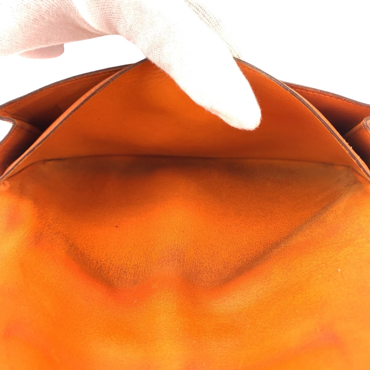 112805
HERMES エルメス ドゴンGM オレンジ シルバー金具 トゴ 長財布 ロングウォレット R刻印  レディース