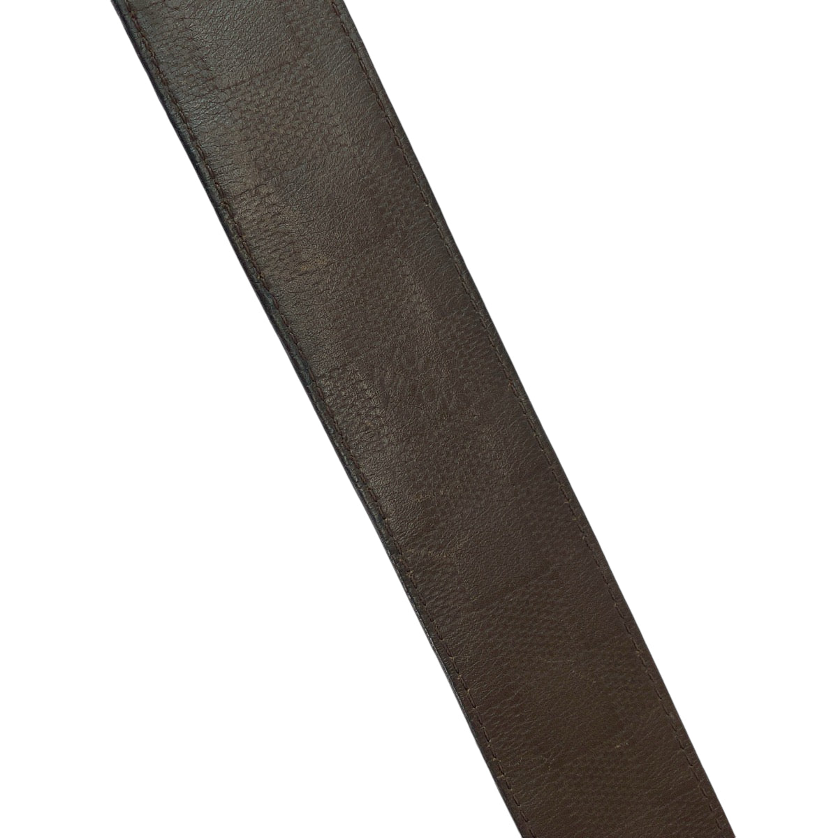 13056
LOUIS VUITTON ルイヴィトン ダミエアンフィニ サンチュール 95cm ブラック 黒 ブラウン シルバー金具 レザー M9150 ベルト  メンズ