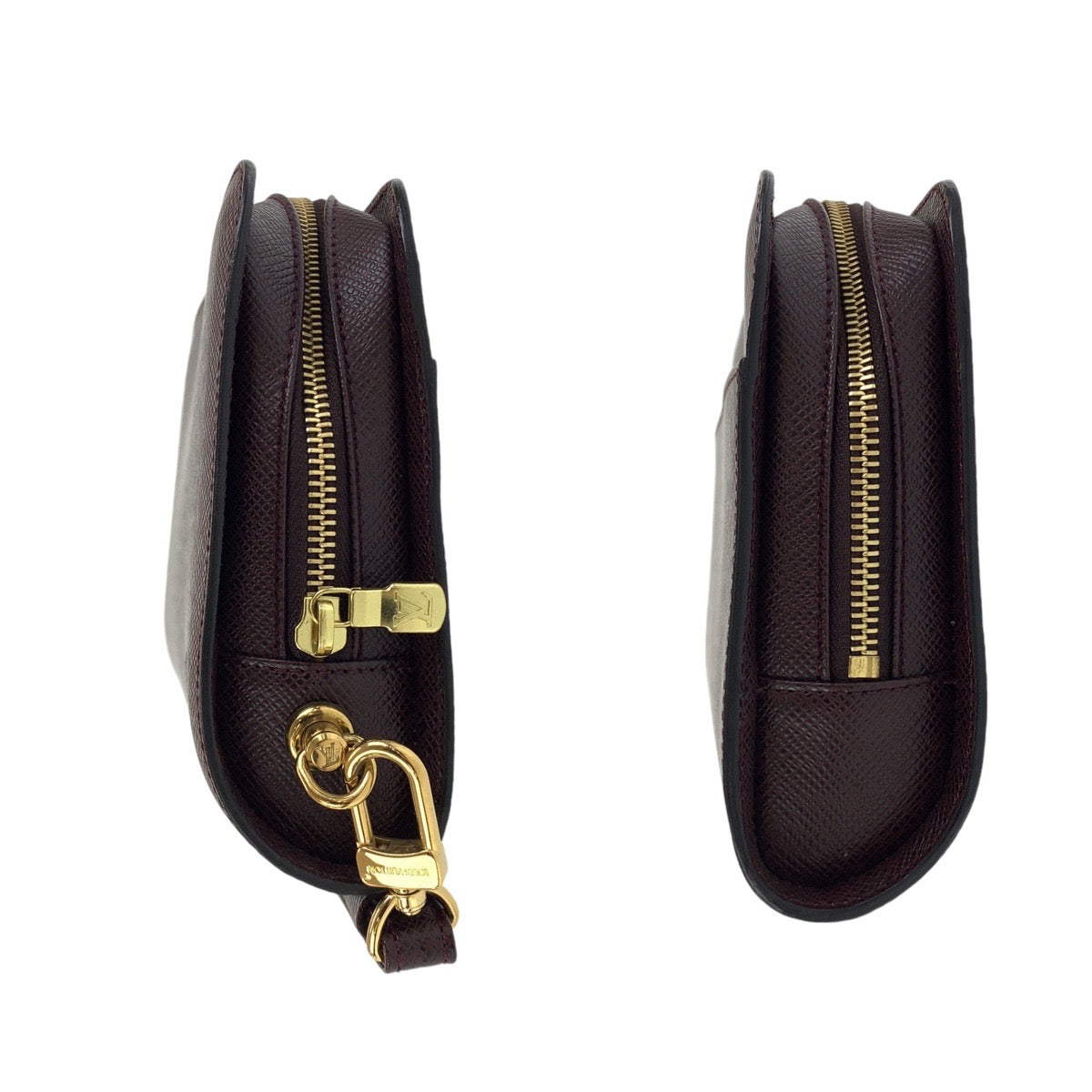 13057
LOUIS VUITTON ルイヴィトン タイガ バイカル アカジュー ワインレッド ボルドー ゴールド金具 レザー M30186 セカンドバッグ クラッチバッグ  メンズ