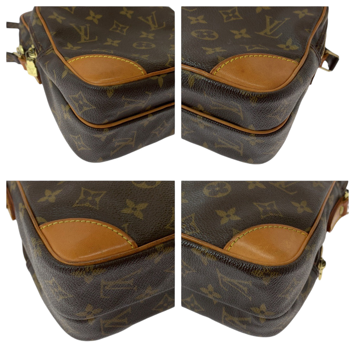 12795
LOUIS VUITTON ルイヴィトン モノグラム アマゾン ブラウン ゴールド金具 PVC M45236 ショルダーバッグ ポシェット  レディース