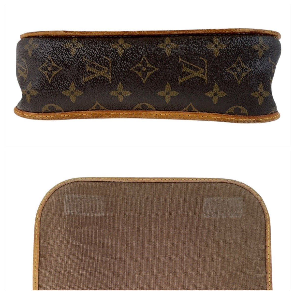 13062
LOUIS VUITTON ルイヴィトン モノグラム ボスフォールPM ブラウン ゴールド金具 PVC / レザー M40106 斜め掛け ショルダーバッグ メッセンジャーバッグ  レディース