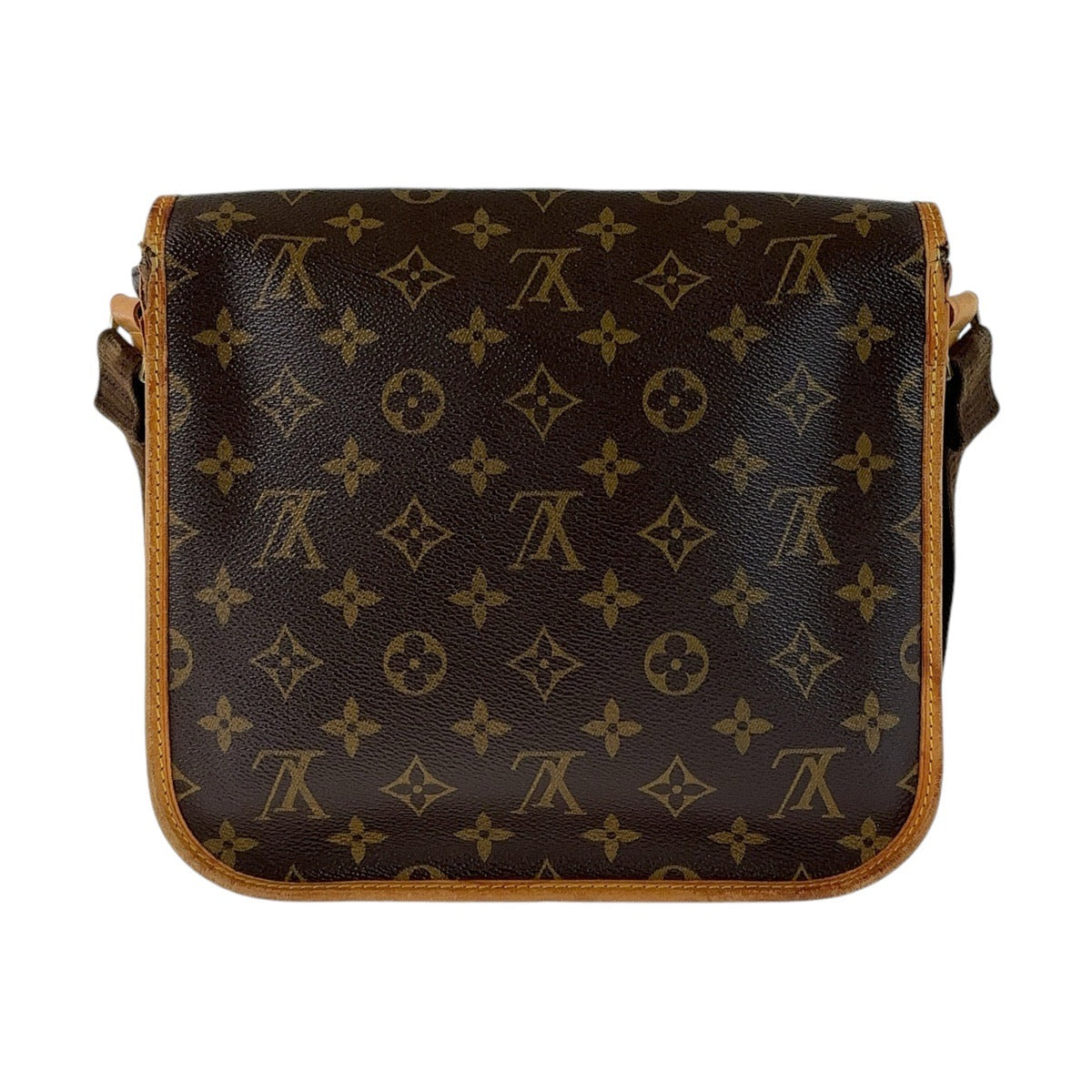 13062
LOUIS VUITTON ルイヴィトン モノグラム ボスフォールPM ブラウン ゴールド金具 PVC / レザー M40106 斜め掛け ショルダーバッグ メッセンジャーバッグ  レディース