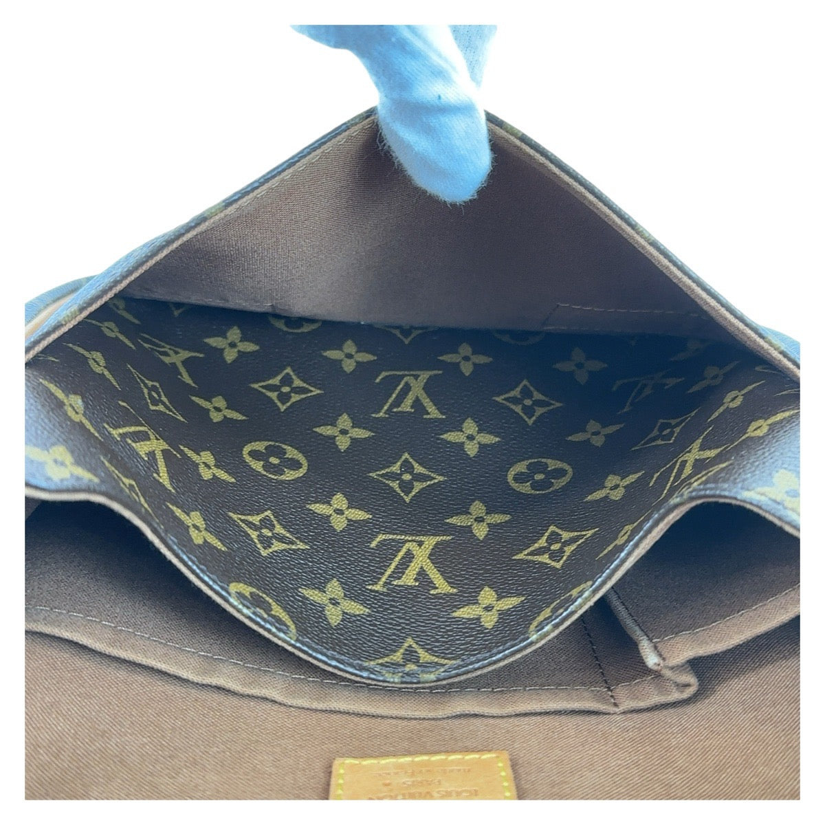 13062
LOUIS VUITTON ルイヴィトン モノグラム ボスフォールPM ブラウン ゴールド金具 PVC / レザー M40106 斜め掛け ショルダーバッグ メッセンジャーバッグ  レディース