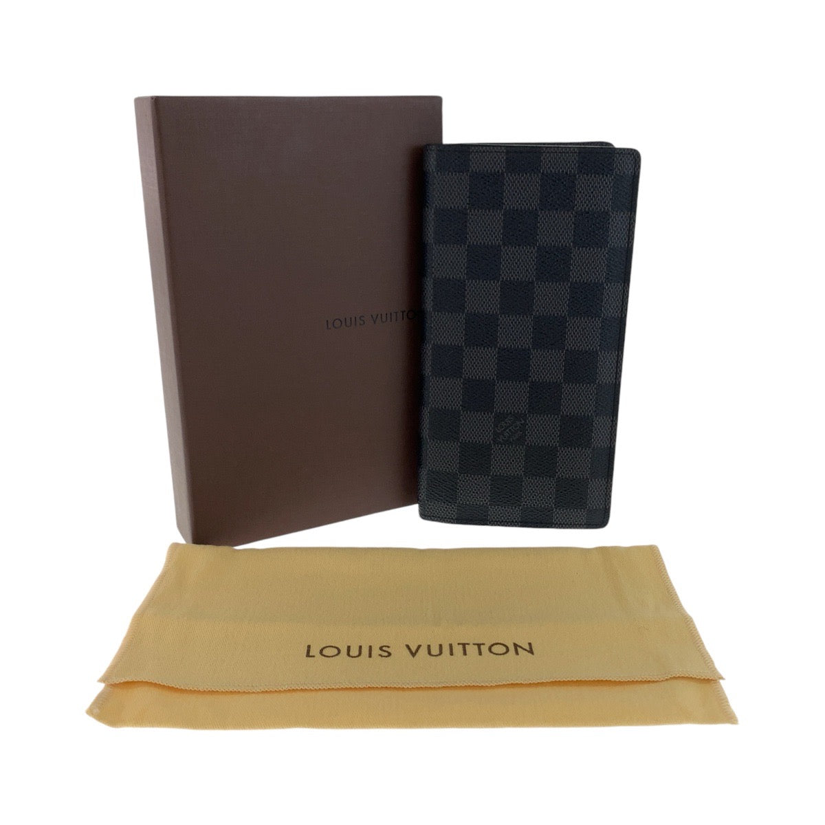 1853
LOUIS VUITTON ルイヴィトン ダミエ グラフィット ポルトフォイユ ブラザ ブラック 黒 シルバー金具 レザー N62665 長財布 ロングウォレット  メンズ