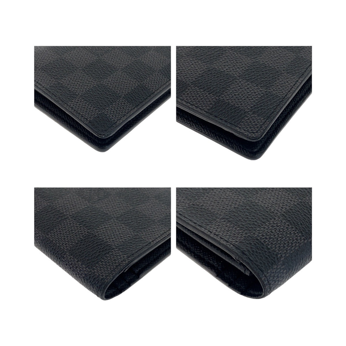 1853
LOUIS VUITTON ルイヴィトン ダミエ グラフィット ポルトフォイユ ブラザ ブラック 黒 シルバー金具 レザー N62665 長財布 ロングウォレット  メンズ