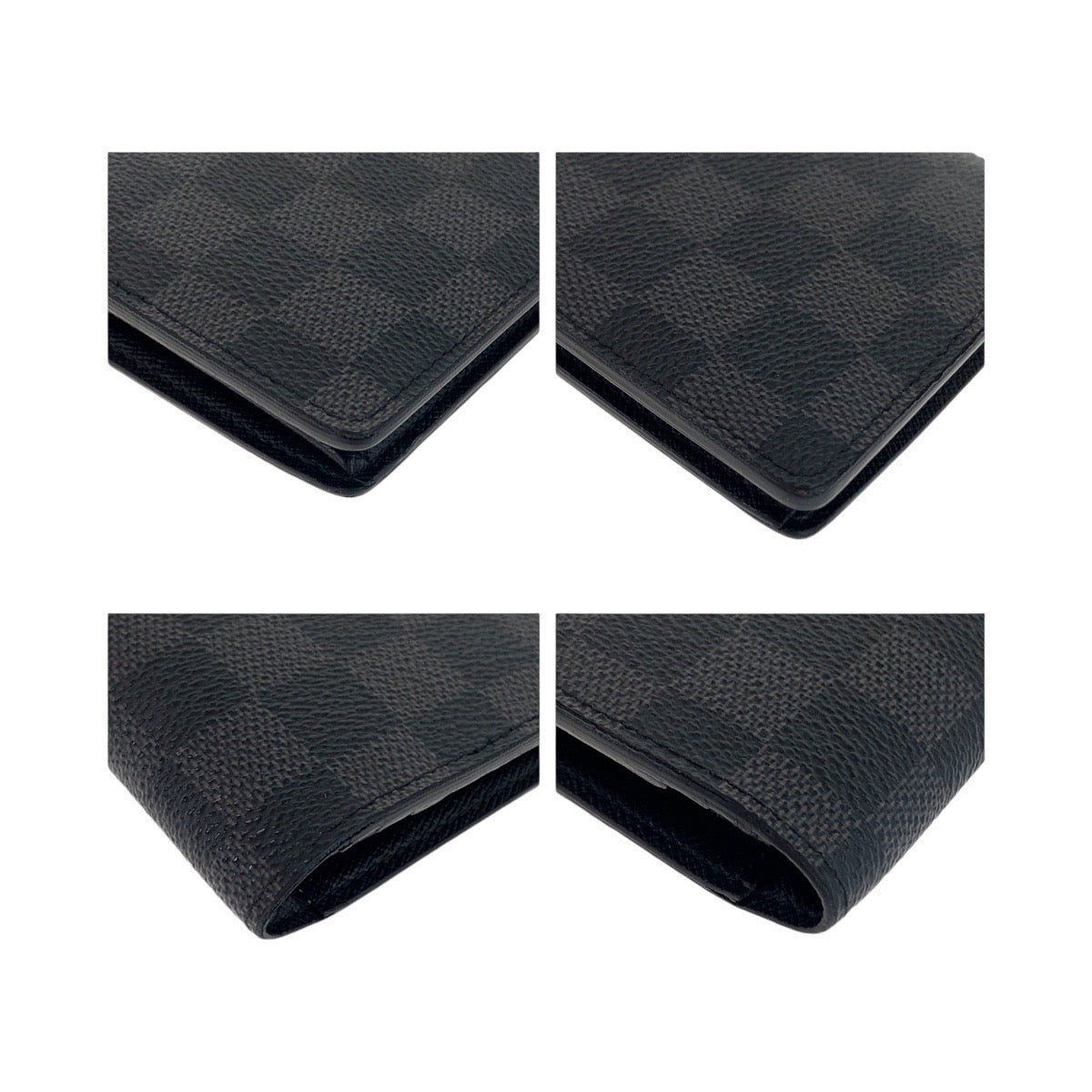 1853
LOUIS VUITTON ルイヴィトン ダミエ グラフィット ポルトフォイユ ブラザ ブラック 黒 シルバー金具 レザー N62665 長財布 ロングウォレット  メンズ