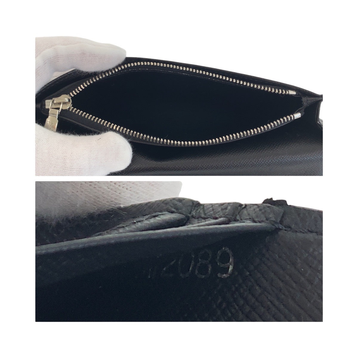 1853
LOUIS VUITTON ルイヴィトン ダミエ グラフィット ポルトフォイユ ブラザ ブラック 黒 シルバー金具 レザー N62665 長財布 ロングウォレット  メンズ
