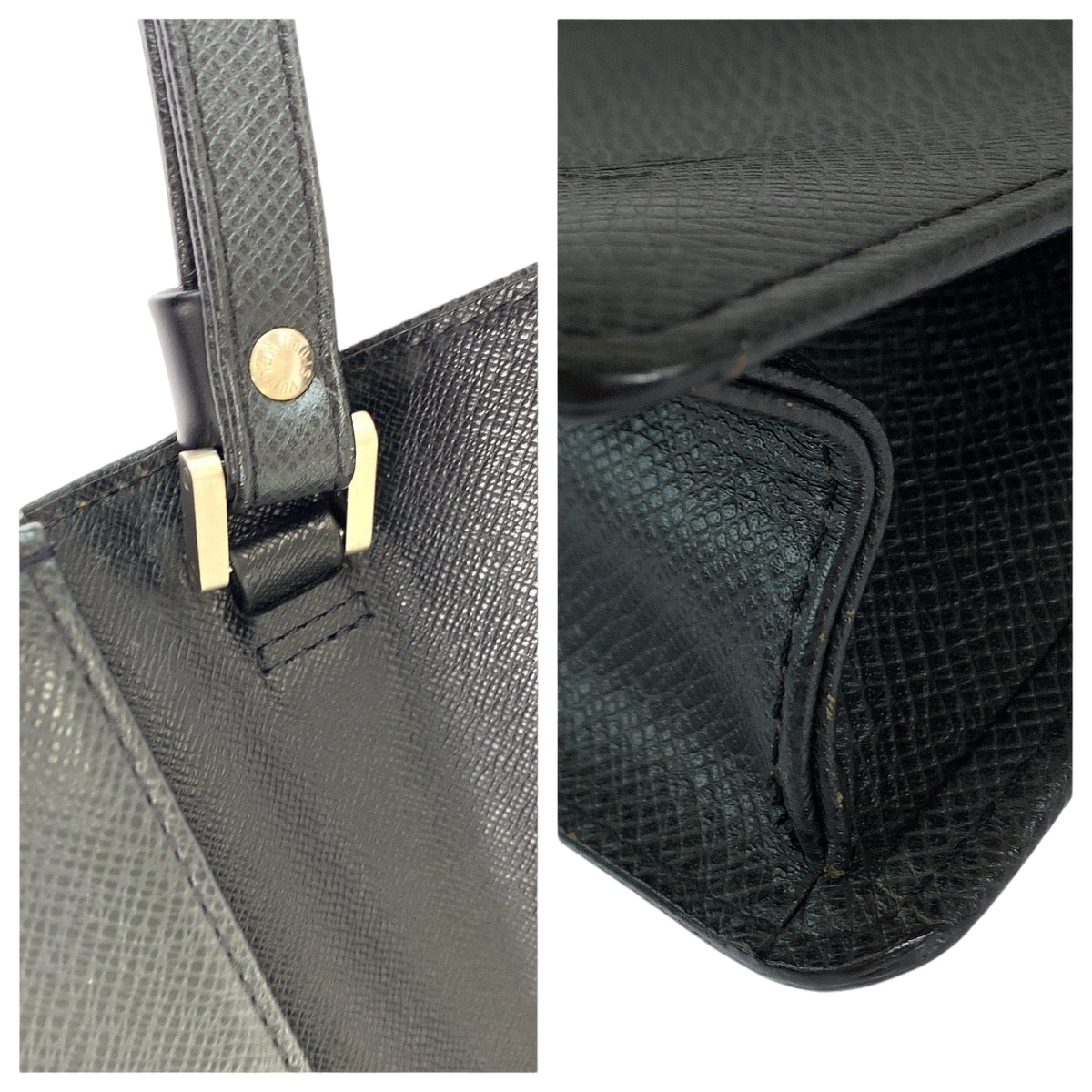 13066
LOUIS VUITTON ルイヴィトン タイガ セレンガ アルドワーズ ブラック 黒 シルバー金具 タイガ M30782 セカンドバッグ クラッチバッグ  メンズ