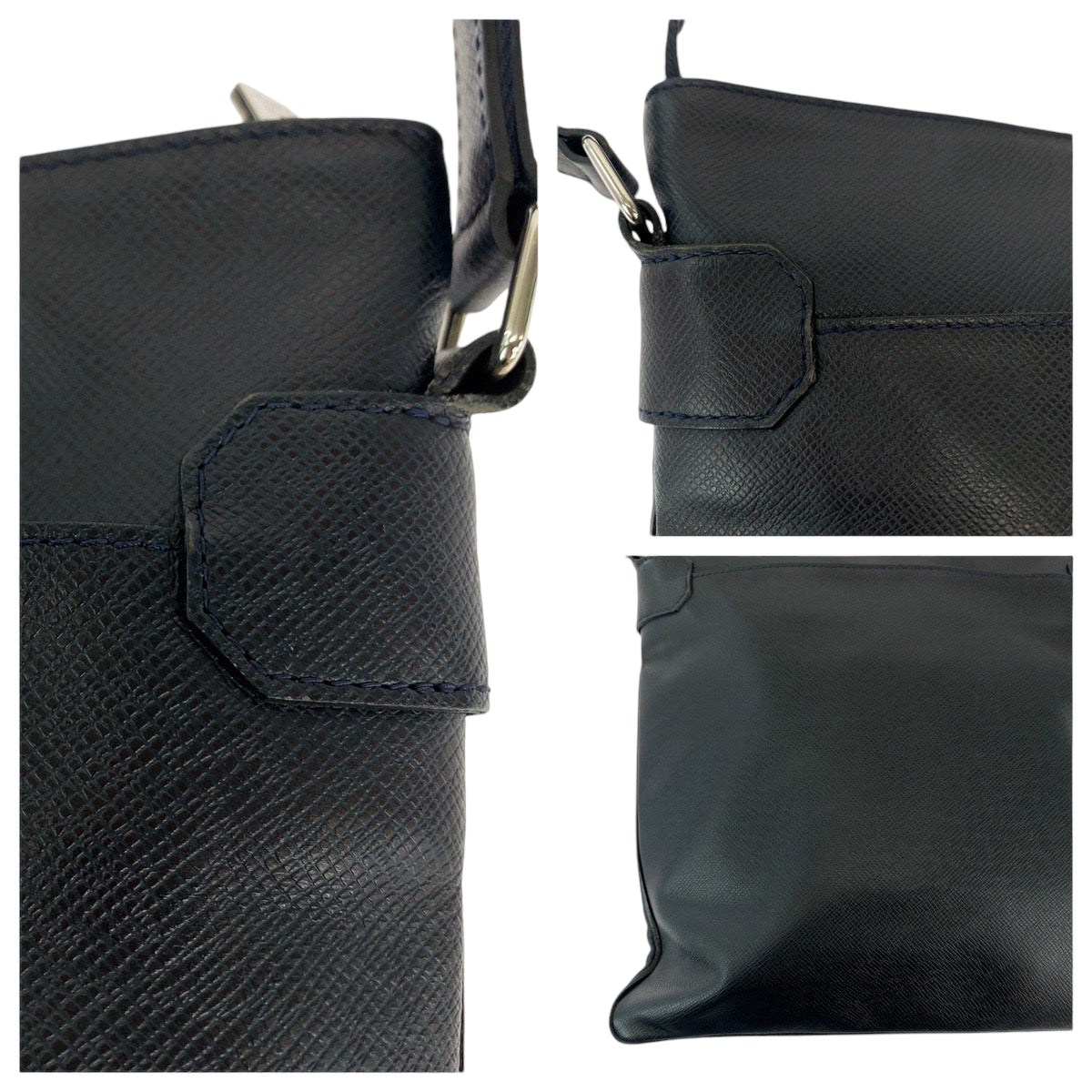 11850
LOUIS VUITTON ルイヴィトン タイガ サシャ ネイビー シルバー金具 タイガ M32712 ショルダーバッグ メッセンジャーバッグ  メンズ