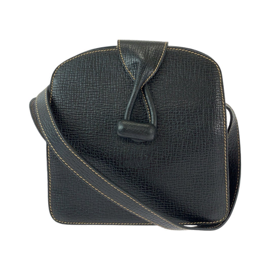 13070
LOEWE ロエベ ヴィンテージ トグル ロゴ型押し ブラック 黒 ゴールド金具 レザー ショルダーバッグ 斜め掛け  レディース