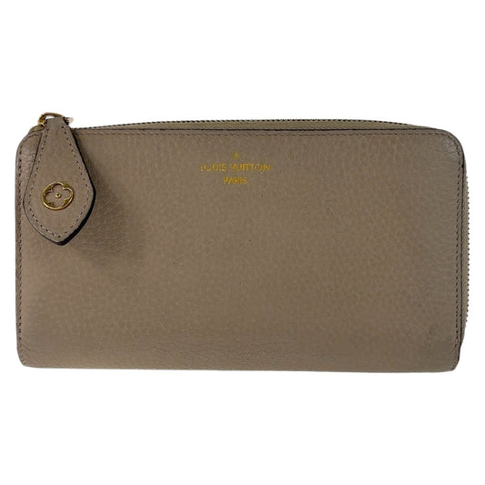 12801
LOUIS VUITTON ルイヴィトン トリヨン ポルトフォイユ コメット ガレ ベージュ ゴールド金具 レザー M63104 長財布 ロングウォレット  レディース